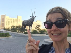 Kristy Mays in Doha