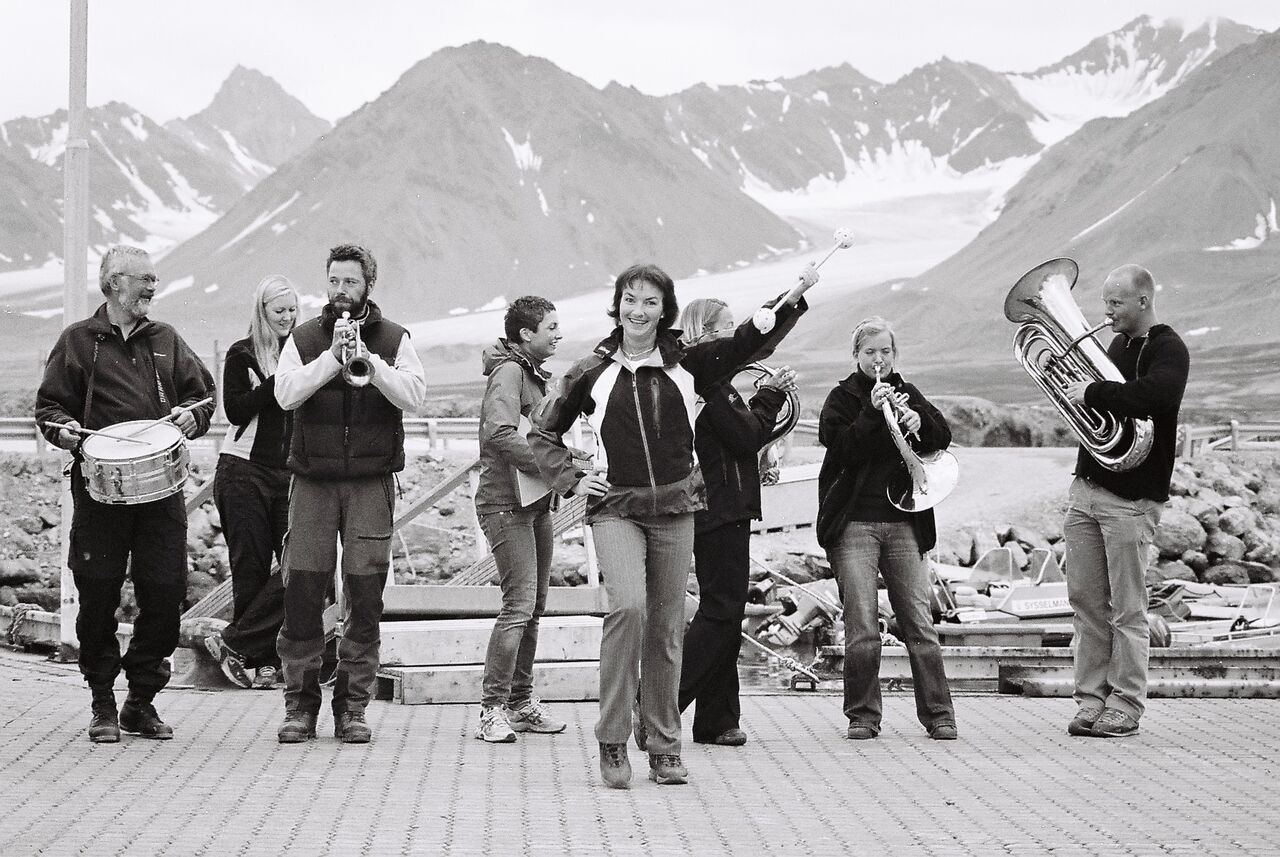 Ny Alesund brass band, Svalbard
