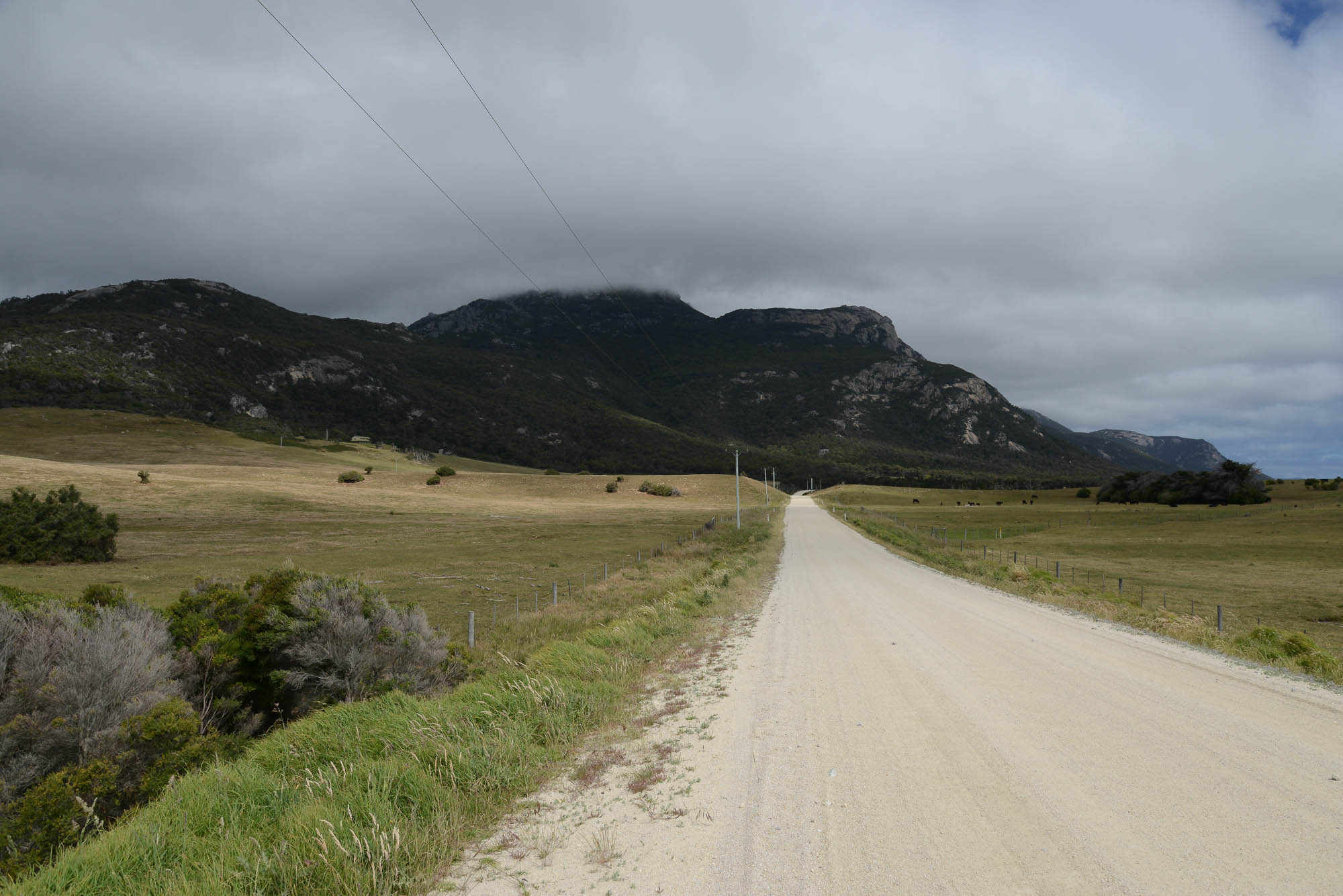 Following the road to Mt Strezlecki on Flinders Island Mt Strezlecki, Flinders Island
